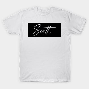 Scott Name, Scott Birthday T-Shirt